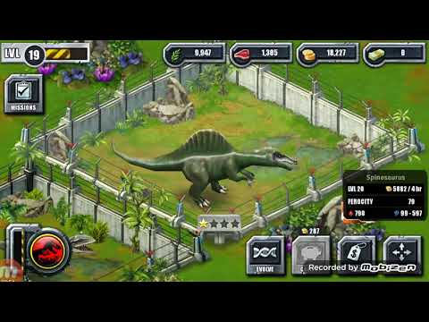 Jurassic Park Builder the game Spinosaurus escapes