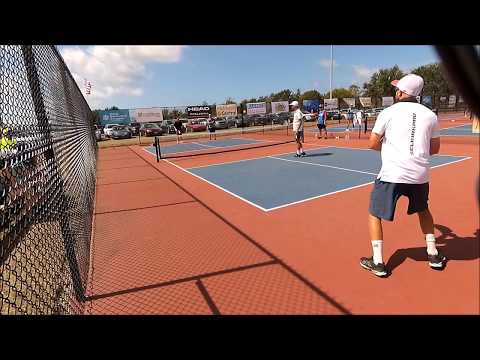 Evans-McGuffin vs Seckel-Willson Mens 25+ 2018 US Open Pickleball Tournament