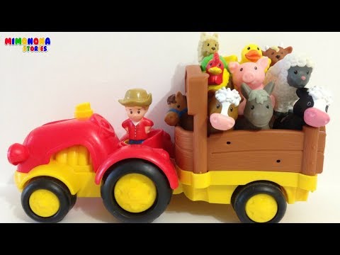 Farm Animals 🐷🐮  eating fruits and vegetables | Silly Sounds | Mimonona Stories Video
