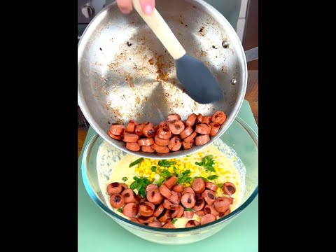 Corn Dog Casserole | Cornbread Hot Dog Bake Comfort Food