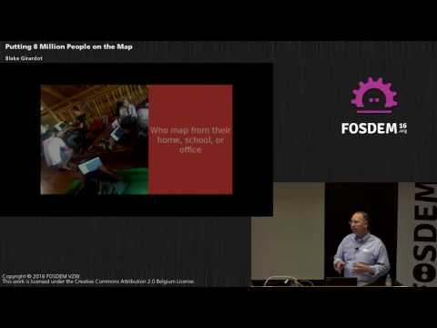 FOSDEM 2016 - Putting 8 Million People on the Map
