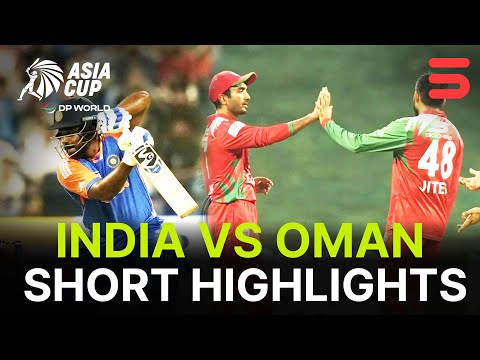 Short Highlights | India vs Oman | Match 12 | DP World Asia Cup 2025 | ZF1K