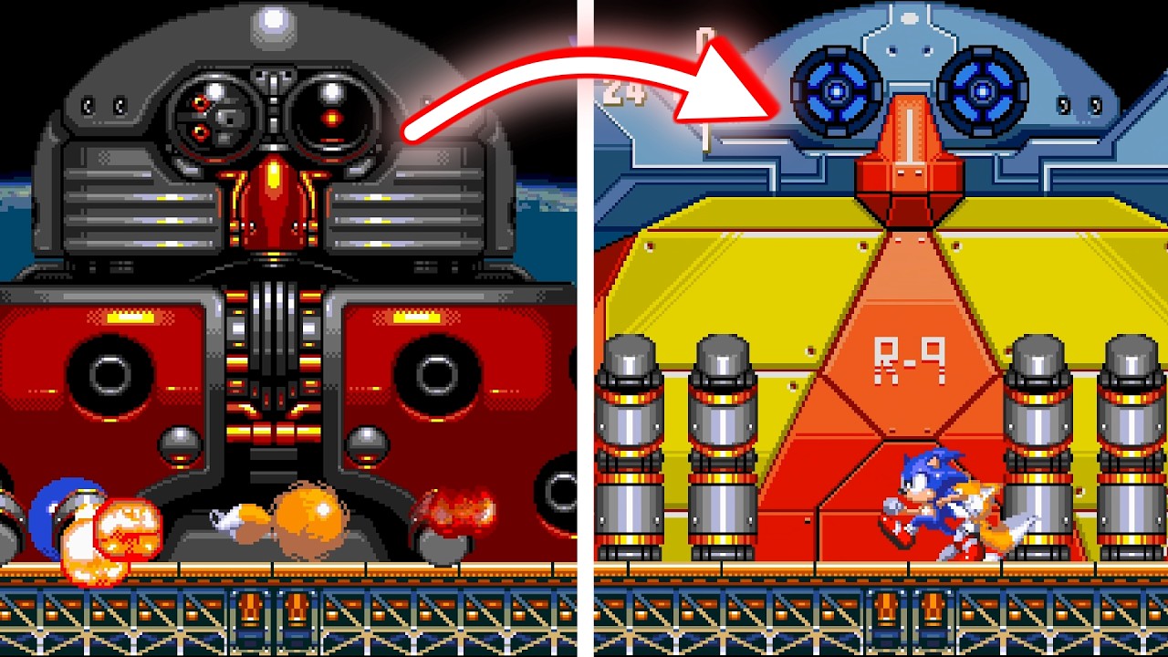 This UNUSED Sonic CD Boss is in Sonic 3 A.I.R.?! 😲 Final Fever over Giant Eggman Robot 😲 S3AIR Mods