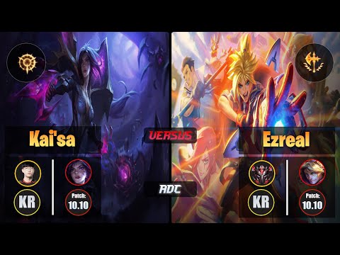 Viper KAI'SA (ADC) [Press the Attack] VS EZREAL - Grandmaster KR Patch 10.10