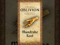 Oblivion Alchemy Mandrake Root