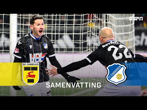 SUBERSUB Sleegers SCOORT SNEL na entree! 🔛 | Samenvatting SC Cambuur - FC Eindhoven
