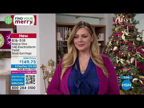 HSN | Soave Oro Italian Gold Jewelry Gifts 11.10.2022 - 06 PM