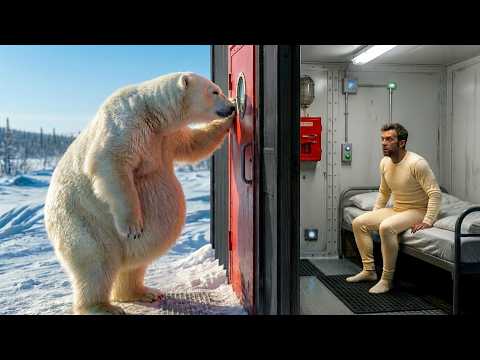Pregnant Polar Bear Knocked on Arctic Research Station Door — What Happened Next Is Unbelievable!