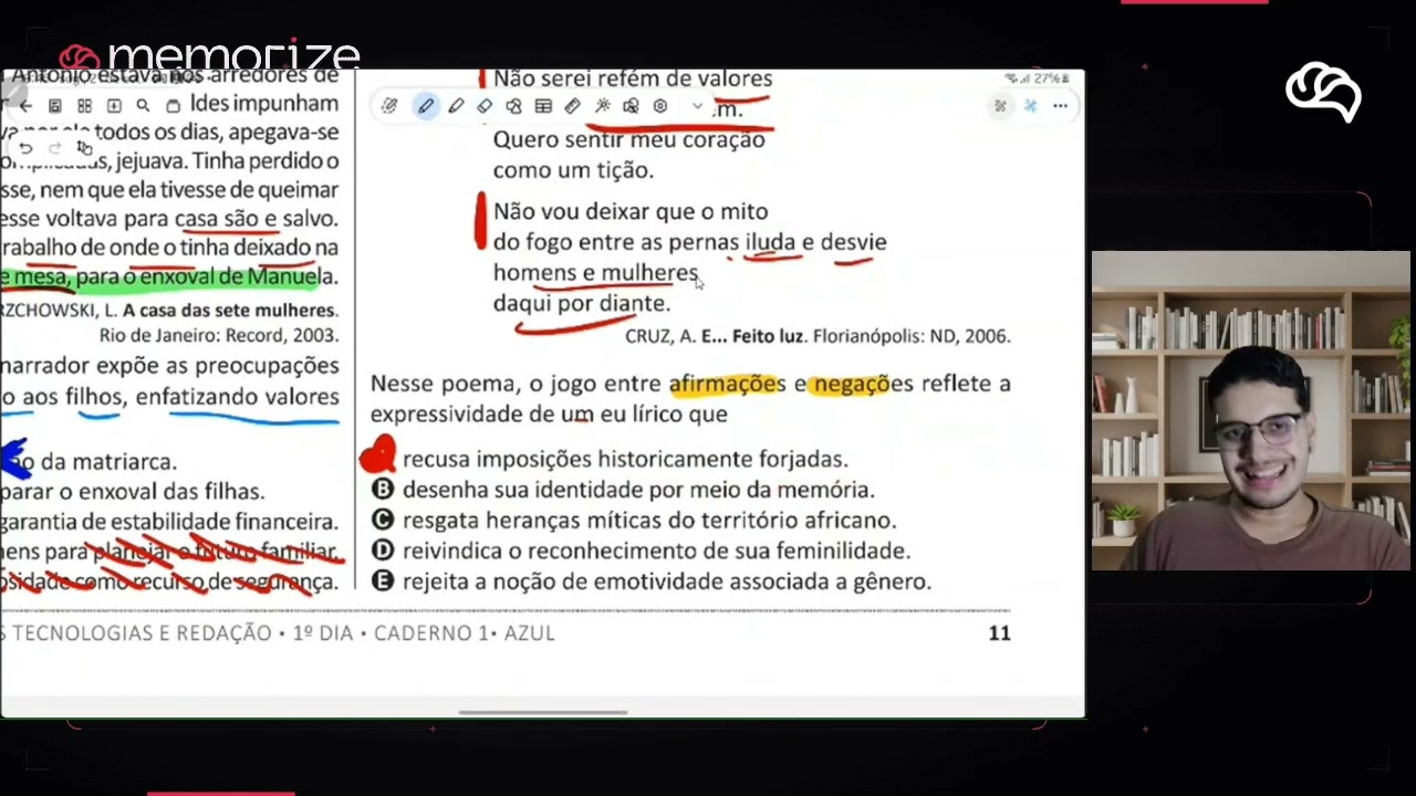 Resolução em Vídeo — Questão 22 ENEM 2025 Belém