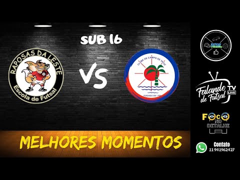 RAPOSAS DA LESTE X TATUÍ FUTSAL- MELHORES MOMENTOS - SUB 16- SEMI - FINAL - SÉRIE OURO - ESTADUAL A2