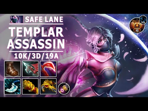 Templar Assassin Safe Lane Carry | 7.30e | Pos 1 TA Play | Dota 2 Immortal Gameplay