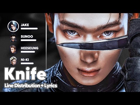 ENHYPEN - Knife (Line Distribution + Lyrics Karaoke) PATREON REQUESTED