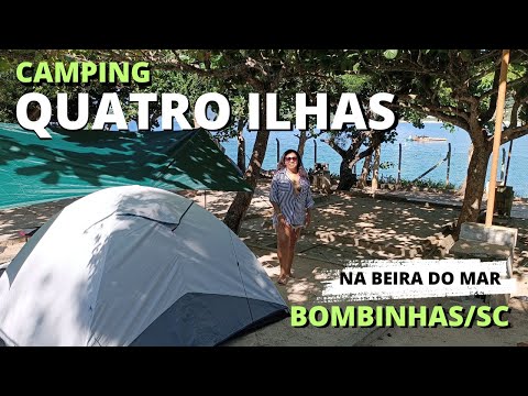 Camping Quatro Ilhas Bombinhas/SC - We camped on the beach!