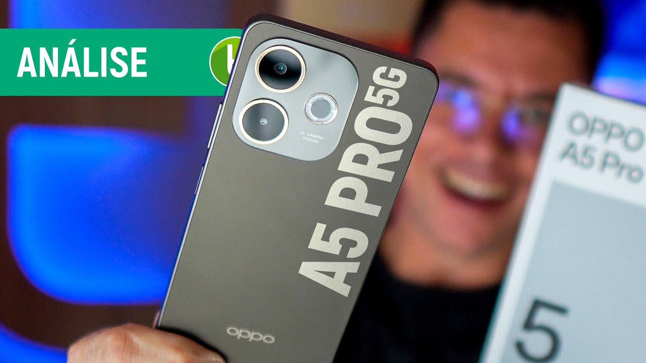 Miniatura da avaliação em vídeo de Smartphone OPPO A5 Pro 5G 256GB