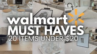 WALMART 20 ITEMS UNDER $20! | NEW WALMART MUST HAVES UNDER $20 | BUDGET FRIENDLY WALMART DECOR 2025