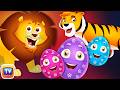 Learn Wild Animals More ChuChu TV Surprise Eggs Learning Videos SUPER COLLECTION 3