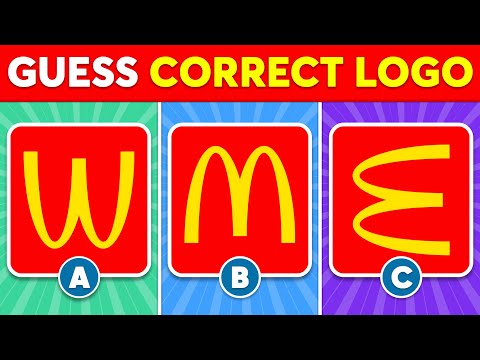Guess The Correct Logo ✅🤔 | 60 Famous Logos | Logo Quiz 2025