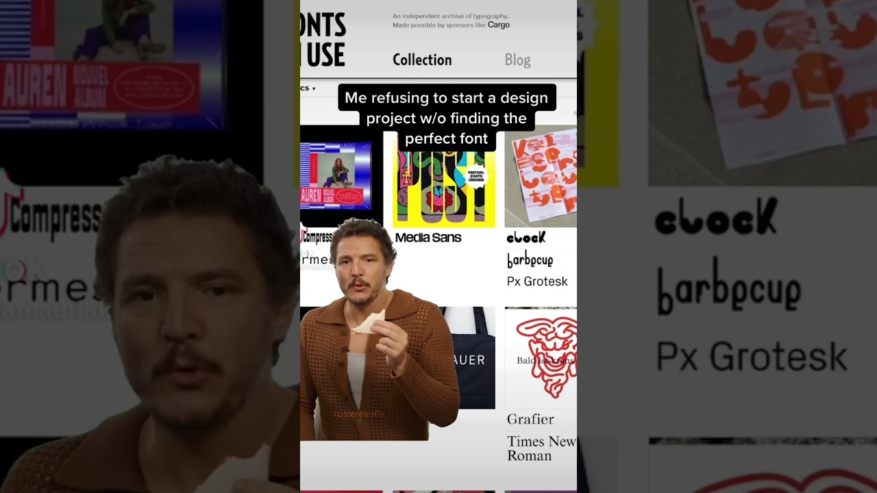 I refuse to start until I find a good font!! #graphicdesign #fonts #typography