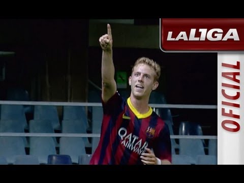 Gol de Nieto (1-0) en el FC Barcelona B - Real Zaragoza - HD