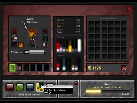 Sonny Flash Game Glitch - infinite Stats