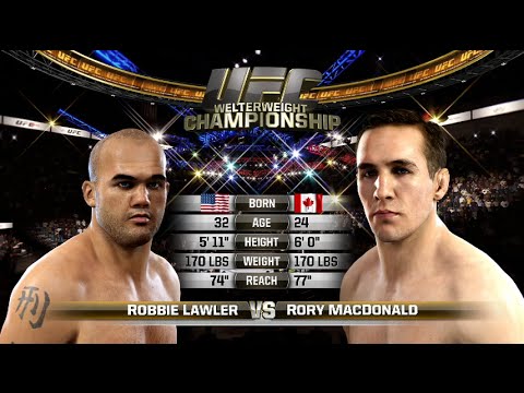 UFC 189 - Robbie Lawler vs Rory MacDonald (Simulation)