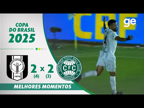 CEILÂNDIA 2 (4)X(2) 2 CORITIBA | MELHORES MOMENTOS | COPA DO BRASIL | ge.globo