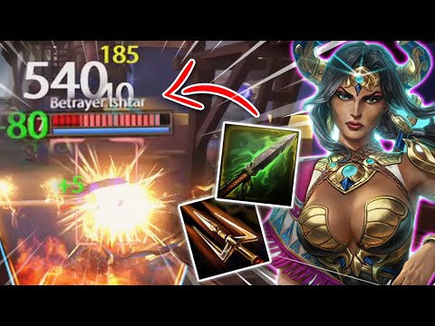 Ishtar with Full Power is SO STRONG IN SMITE!