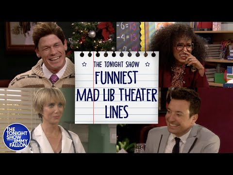 Funniest Mad Lib Theater Lines