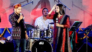 Arunita _ Pawandeep Live Singing  Agar Tum Saath H