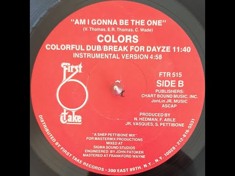 Colors - Am I Gonna Be The One (Instrumental Version) 1983
