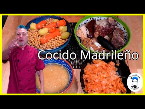 Receta de Cocido Madrileño Paso a Paso/ Mi Preferido.