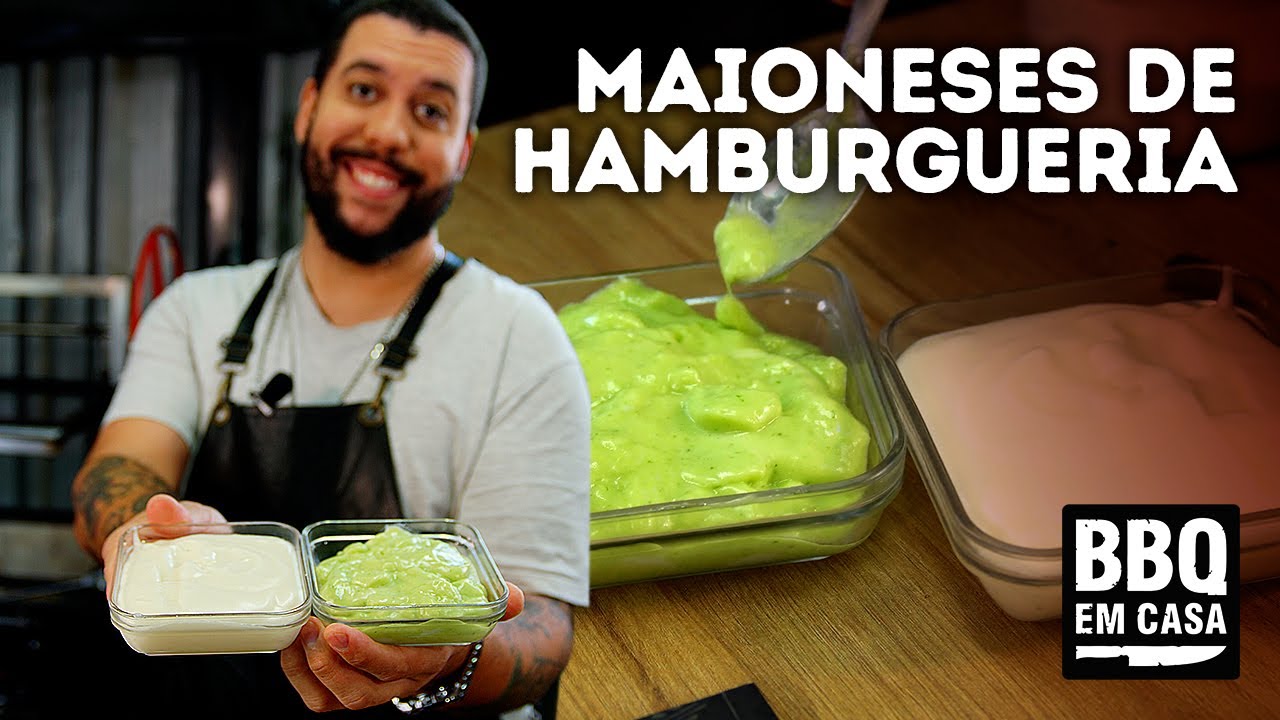 MAIONESES DE HAMBURGUERIA - MÊS DO HAMBÚRGUER | BBQ EM CASA