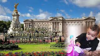 preview picture of video 'A Sweet   #Mithi.. 1st Birth  day in mini London'