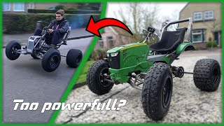 40HP Toy tractor build part4 - First testdrives & bodywork