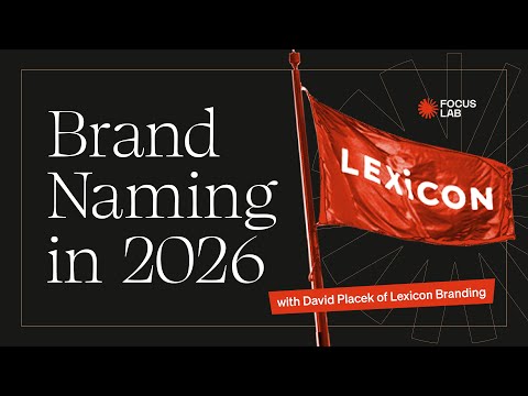 Brand Naming in 2026: AI, Trademarks & Emerging Trends | In Conversation with Lexicon’s David Placek