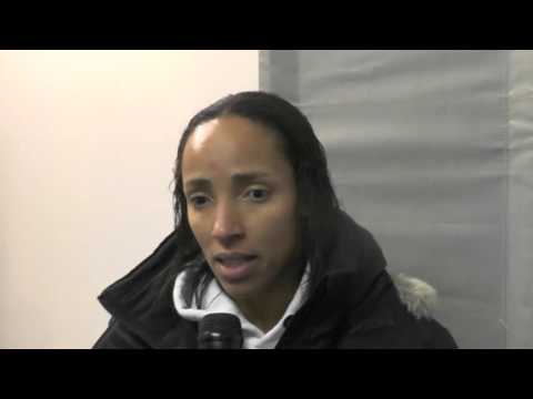 Isabelle Ebhodaghe après DVC Eva's Tienen - RSC Anderlecht le 13.02.2016