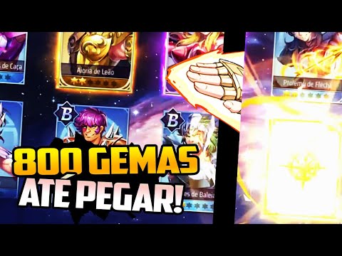 TUDO PELO SHURA DIVINO!! 800+ SUMMONS! | Saint Seiya Awakening