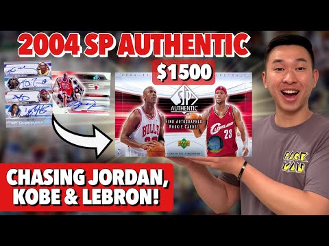 2004 Upper Deck SP Authentic throwback box opening - Chasing Jordan, Kobe, & LeBron!