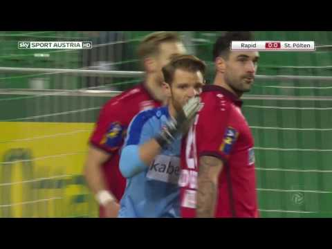 tipico Bundesliga Runde 18: SK Rapid Wien vs. SKN St. Pölten 1:0 (Video-Highlights)