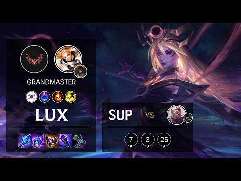 Lux Support vs Rakan - KR Grandmaster Patch 12.5