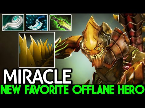MIRACLE [Sand King] New Favorite Offlane Hero 100% Winrate Dota 2