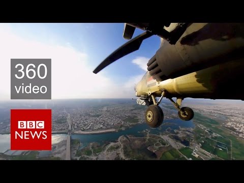 Mosul: Fight against ISIS from the sky in 360 video - BBC News