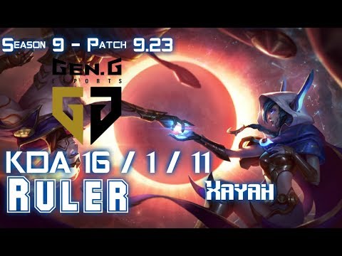 Gen Ruler XAYAH vs DRAVEN ADC - Patch 9.23 KR Ranked