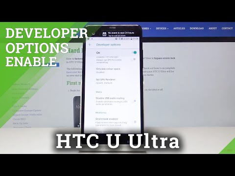 How to Enable Developer Options in HTC U Ultra - OTG Connection