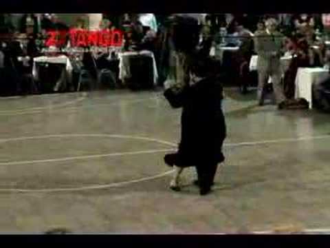  Carlos Rivarola  and  Ofelia Rosito  are  dancing  to  the  tango  "  La Beba  "