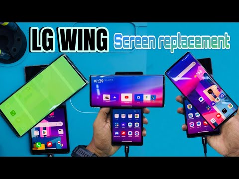 LG Wing Screen Replacement || How to replace LG wing screen