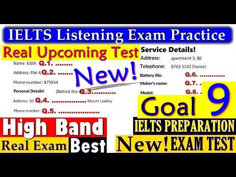 IELTS LISTENING PRACTICE TEST 2025 WITH ANSWERS | 28.10.2025