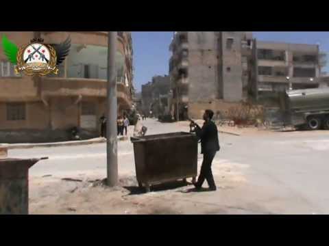 استهداف رتل على الأوتستراد الدولي في مدينة أريحا من قبل كتيبة أحرار أريحا