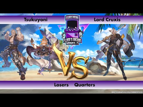 Flynn's Arcade 076 Losers Quarters - Tsukuyoni (Soriz Anre) Vs Lord Cruxis (Eustace) Granblue 2023