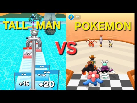 Tall Man Run Vs Pokemon Monsters SQuade Rush